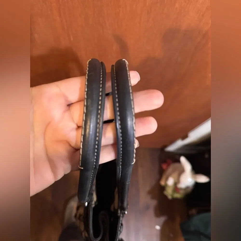 Coach Signature Hampton Black Handbag Tote - Picture 9 of 16